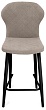 стул Марио полубарный нога черная 600 (Т170 бежевый)