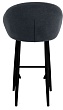 стул Моне барный нога черная 700 (Т177 графит)
